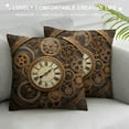 thumbnail image 3 of JEUXUS Cool Steampunk Throw Pillow Covers Pillow Cover with Zipper Throw Pillow Cases Double Sided Plush Pillow Covers Decorative Throw Pillows Covers for Couch Living Room Bedroom, 3 of 5
