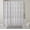 Gray, variant on Serafina Home Decorative Sheer Fabric Shower Curtain: Two Toned Teal and White Embroidered Leaves with Metallic Threading (White/Teal) 70 x 72