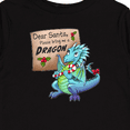 thumbnail image 4 of Inktastic Dear Santa, Please Bring Me a Dragon- Christmas wish Boys or Girls Long Sleeve Toddler T-Shirt, 4 of 5