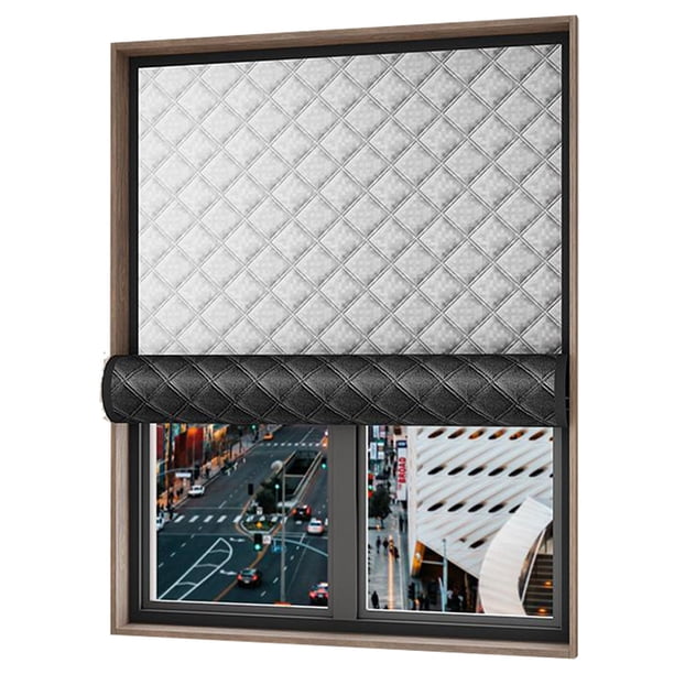 Cateissary Cortinas opacas insonorizadas de tela gruesa y resistente para mejorar el sueño. Sombras de ventana 150*180cm