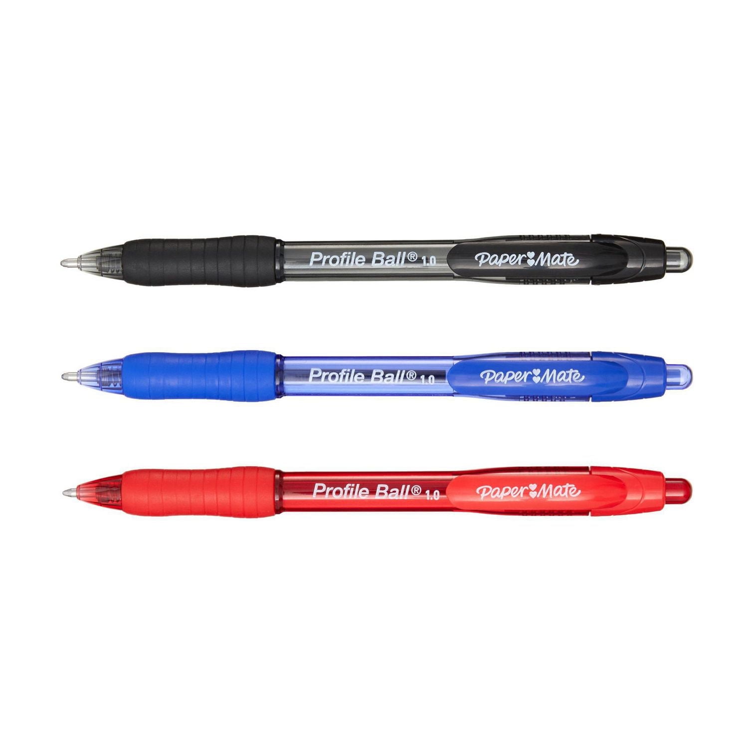 Paper Mate Profile Retractable Ballpoint Pens, Medium Point (1.0 mm), Black