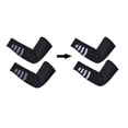 thumbnail image 4 of WINDLAND 1 Pair UV for Sun for Protection Arm Sleeves Safety Reflective Strips Outdoor Night Running Cycling Sports Cooling Arm Tattoo Cover for Women Men, 4 of 10