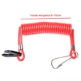 thumbnail image 2 of unbranded 2Ud Seguridad Para Motores De Borda Lanyard Rojo Compatible Con Yamaha Cuerda De Detención, 2 of 8