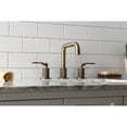 thumbnail image 3 of Kingston Brass KS1413KL Whitaker Widespread Bathroom Faucet with Push Pop-Up Drain, Antique Brass, 3 of 8