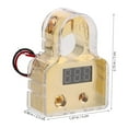 thumbnail image 2 of SUTENGDA Car Audio Battery Head Parts Terminals Yacht Batteries Extreme Protective Gear Modified Golden, 2 of 8