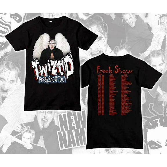 New TWIZTID Freek Show Tour 2 sided T-shirt