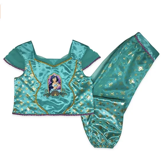 Disney Store Aladdin Princess Deluxe Jasmine Pjs Pajamas size 4