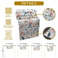 thumbnail image 5 of Spring Flower Cotton Linen Table Runner, Washable Table Runners for Kitchen, Dining Room, Holiday, Home Party Table Decor, 13x72 Inches, 5 of 9