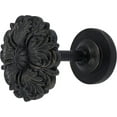 thumbnail image 3 of MERIVILLE Set of 2 Fleur Window Drapery Medallion Holdbacks, Curtain Tiebacks, Wall Hook, Tassel Holder, Bronze with Gold, 3 of 5