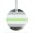 Agender, variant on 1 Pack - LGBTQ+ Trans Ally Pride Flag Tempered Glass Christmas Ornament and Home Decor - 3 Inch Round