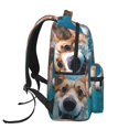 thumbnail image 3 of Easygdp Sea Swimming Corgi Mochila Ergonómica Versátil para Laptop - Múltiples Bolsillos, Correas Ajustables, Unisex para Escuela, Viajes y Actividades al Aire Libre-One Size, 3 of 5