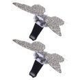 thumbnail image 2 of GOOHOCHY Clip para rejilla de ventilación del coche con forma de mariposa, adorno aromático con diamantes de imitación, clip para rejilla de ventilación del coche, 2 of 8