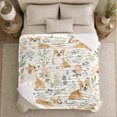 thumbnail image 5 of Pembroke Welsh Corgi Among Roses Autumn, Festive Pet Portrait Pattern, Warm Flannel Blanket for Living Room and Bedroom, Dog Lovers Christmas Gift, Pet Lover Home Decor, 5 of 9