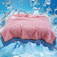 thumbnail image 4 of Edredón Refrescante de Verano: Tacto de Seda Helada, Fino y Transpirable para Las Noches Calurosas | Manta de Poliéster Lavable para Cama, Sofá, Viajes o Coche., 4 of 7