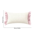 thumbnail image 2 of Kojanyu Ruffle Throw Pillow Covers, Vintage Floral Decorative Cushion Cases, Cottage Style Pillow for Sofa Bed Decor and Living Room Accent., 2 of 8