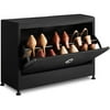 Whitmor 1-Tier Shoe Cabinet, Black