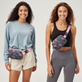 thumbnail image 2 of Sac Banane Palm Paradise Sac de Taille Ajustable Imperméable avec Design Feuille de Monstera Surdimensionné, Style Vacances, 2 of 4