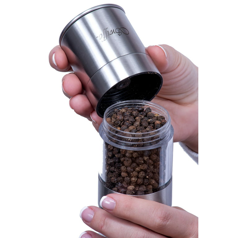 Acrylic Spice Pepper Mill Salt and Pepper Black Grinder With
