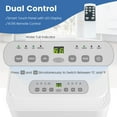 thumbnail image 4 of Costway 8000 BTU Portable Air Conditioner 3-in-1 AC Unit With Cool Dehum Fan Sleep Mode, 4 of 10