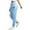 Blue, variant on KHONTS Women's Bowknot Baggy Sweatpants Lightweight Straight Leg Athletic Pants with Pockets D-Pink XL