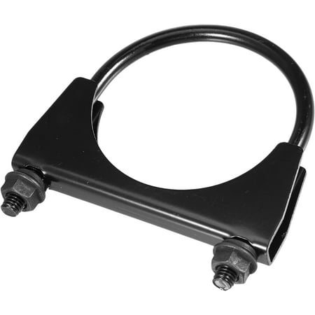 

FENG1 Pc 3 Universal U-Bolt Exhaust Clamp - Car Muffer Clamps Exhaust - Stainless Steel Black-240810