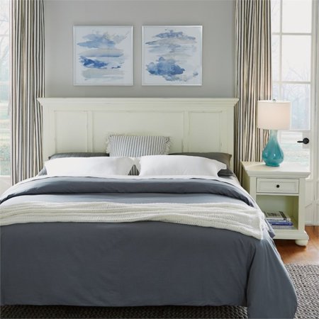 Dover White King California King Headboard Night Stand Walmart Com