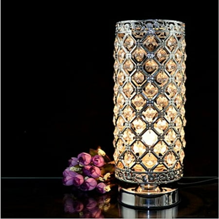 German Crystal Lamp - Crystal Silver Table Lamp