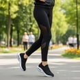 thumbnail image 7 of AMANSSE Men's Sneakers Slip on Lightweight Breathable Mesh Fitness Tennis Athletic Walking Shoes Black Size 10, 7 of 7