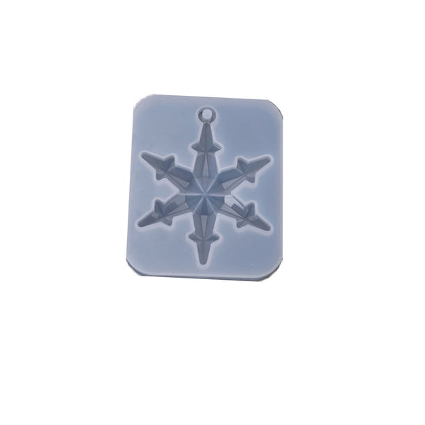 Inteprter Moldes para galletas Molde en relieve Decoración Fondant Fundición Die Aniversario Herramientas y accesorios para hornear Copo de nieve individual 3 Inteprter HA061362-30B
