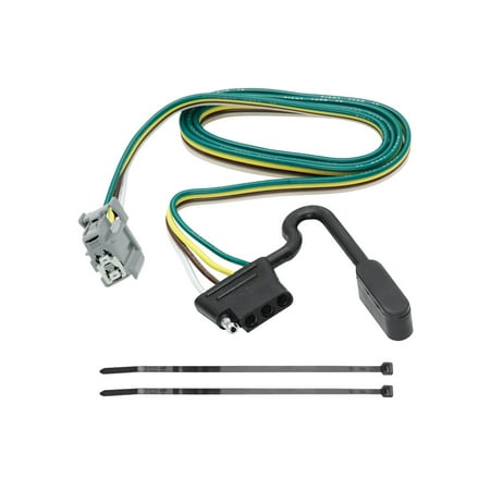 - 10-C Equinox/Terrain with Factory Tow Package Oem Replacement 4Way Flat Wiring Harness Replacement Auto Part, Easy to Install