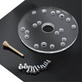 thumbnail image 2 of Router Base Plate Kit For Trim Routers Compact Router Plate With Screws Universal Router Base Plate, 2 of 5