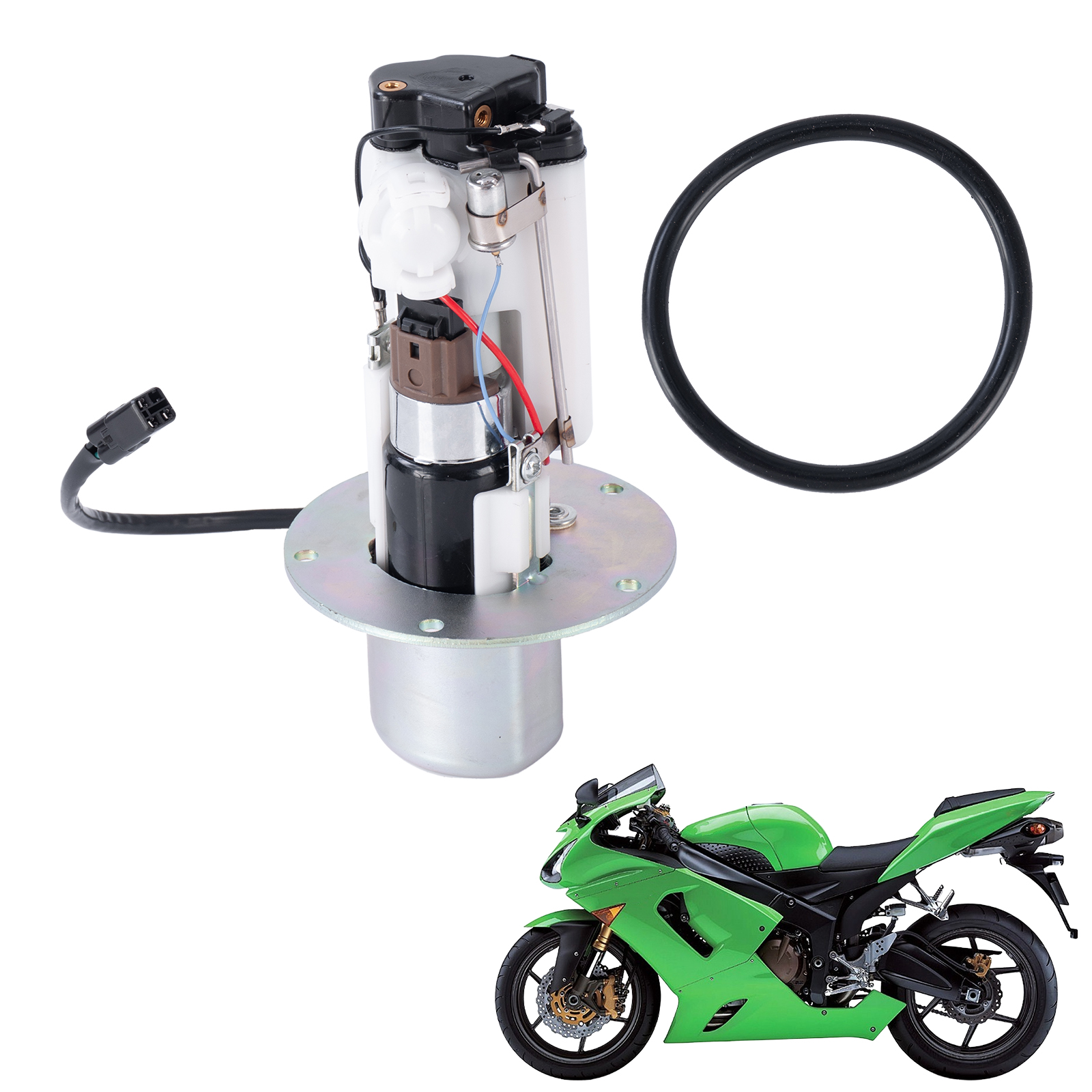 po Fuel Pump Assembly 49040-0763 for Kawasaki Ninja 400 EX400 ER400