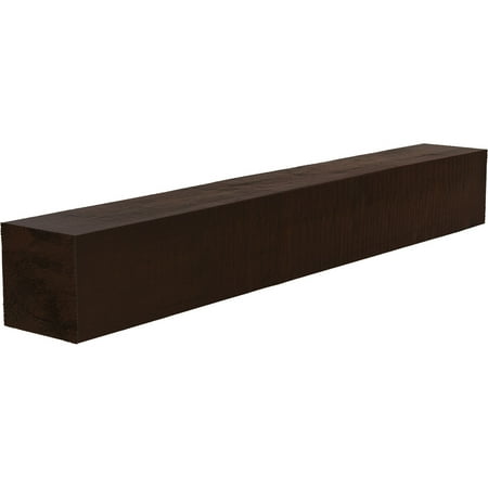 

Ekena Millwork 8 H x 10 D x 60 W Rough Cedar Faux Wood Fireplace Mantel Premium Hickory