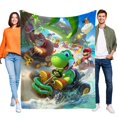thumbnail image 1 of Yoshi anti-pilling, suave, ligera, esponjosa y acogedora de lujo para hogar y cocina – Perfecta para niños y adultos,80X100cm, 1 of 6