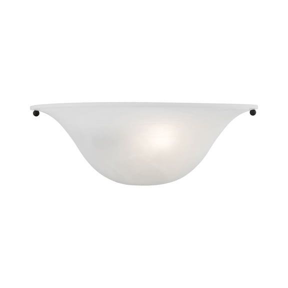 Livex Lighting  Wynnewood 1 Light Black Wall Sconce - 12.75" W x 4.5" H x 6.25" Ext