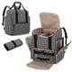 thumbnail image 1 of Mochila de maquillaje LUXJA con 3 fundas extraíbles y bolsa para cepillos gris, 1 of 7