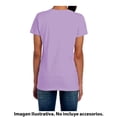 thumbnail image 3 of Playera Fruit of the Loom para Mujer, Manga Corta Cuello Redondo, Lila, Talla EG, 3 of 4