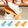 thumbnail image 1 of Xihbxyly Zapatero Ajustable, Almacenamiento de Doble Capa, Diseño Compacto, Organización Versátil, Fácil Acceso, Textura Antideslizante, Bordes Elevados, Uso Doméstico, Ligero, 1 Juego, 1 of 6