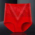 thumbnail image 2 of Besolor Women's Floral Lace Seamless Underwear High Waist Stretch No Show Panties Ladies Soft Breathable Hipster Briefs, 2 of 3