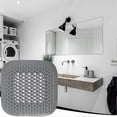 thumbnail image 3 of Flexible Floor Drain Mat Waterproof Sewer Anti-Odor Hair Catchers for Toilet, 3 of 5