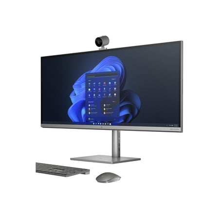 HP ENVY 34-c1010 - All-in-one Core i5 12400 / up to 4.4 GHz - RAM 16 GB - SSD 512 GB - NVMe - GF GTX 1650 - IEEE 802.11ax (Wi-Fi 6), Gigabit Ethernet - Win 11 Home - monitor: LED 34" 5120 x 2160 (WUHD) - keyboard: US - turbo silver, turbo silver aluminum (base and stand)