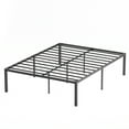 Yoneston 18" King Size Steel Platform Bed Frame for Kids Students with