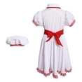 thumbnail image 7 of CONZONE Halloween Funny Outfit For Kids Hallowmas Dress With Cap Dress Up Clothes For Kids Cute Festival Stage Performance Outfits Size 8-10 Years White, 7 of 7