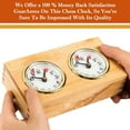 thumbnail image 2 of Professional Analog Wood Chess Clock Timer - Wind-Up Mechanism - No Battery Needed, 2 of 6