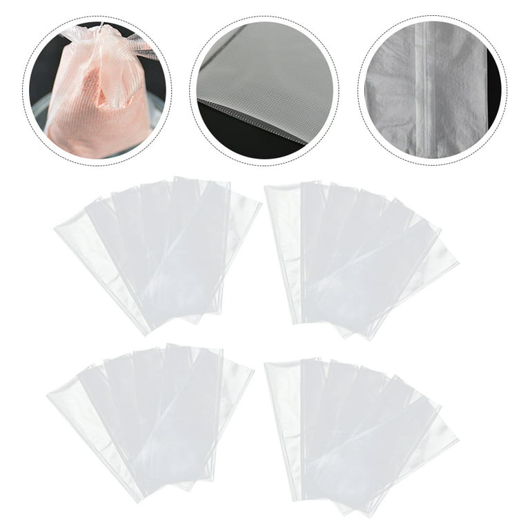 100Pcs Water Soluble Bags Fishing Bait Bags Water-soluble Fishing Bait  Storage Bags