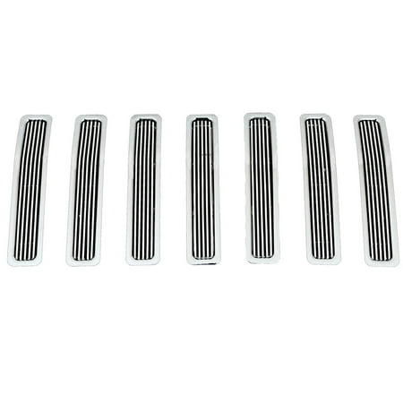 Paramount Restyling 42-0216 Full Replacement Packaged Billet Aluminum Grille with 4 mm Vertical Bars Fits select: 1997-2003 JEEP WRANGLER / TJ, 2004-2006 JEEP WRANGLER / TJ X