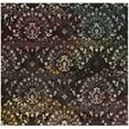 thumbnail image 2 of SAFAVIEH Aria Vasil Damask Area Rug, Brown/Multi, 6'5" x 6'5" Square, 2 of 7