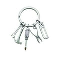 thumbnail image 2 of Gmogad Mini Tool Keychain Set Screwdriver Wrench Keyring Gift for Dad Men DIY Enthusiasts Mechanic Birthday Present Garage Workshop Accessories, 2 of 5