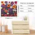 thumbnail image 6 of Yayeee 6 Pack Kitchen Dish Cloths for Washing Dishes Soft Absorbent Microfiber Towels, Purple Flowers, 6 of 9