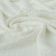 thumbnail image 2 of Ntbay Natural Bamboo Cable Knit Toddler Blanket, Soft and Cooling Touch Baby Blanket, 30" x 40", White, 2 of 5
